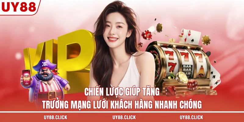 Chiến lược giúp tăng trưởng mạng lưới khách hàng nhanh chóng